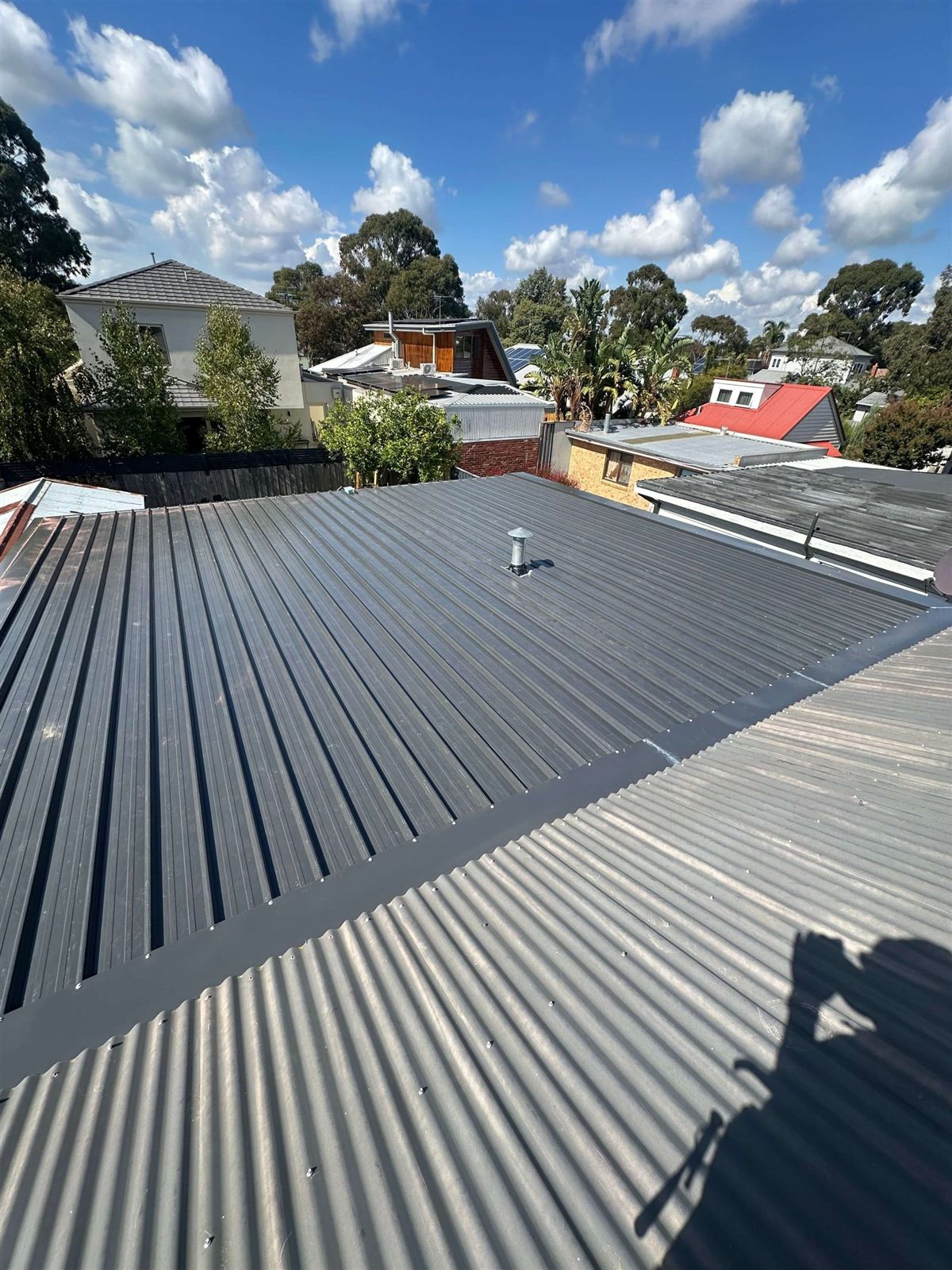 Suburban Brisbane rooftops in The Gap